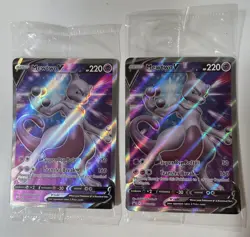 Pokemon Mewtwo V SWSH229 Promo Sealed Lot of 2 NM/MINT Black Star Sword Shield - Image 1