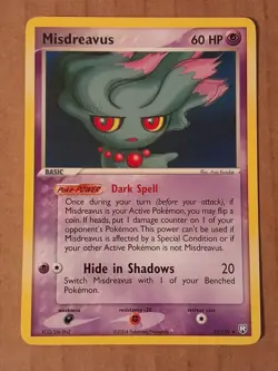 Pokemon Misdreavus 25/109 Team Rocket Returns Rare NM See Pictures - Image 1