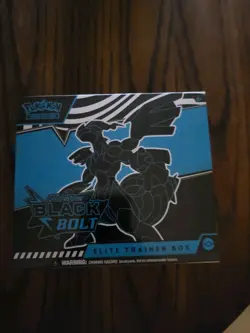 Black Bolt Elite Trainer Box ETB - Factory Sealed Pokemon TCG - Mint - Rare HTF - Image 1