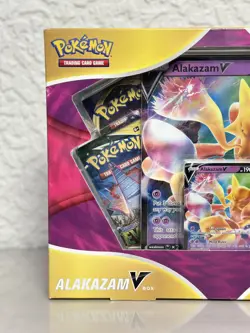 Pokemon TCG Alakazam V Box New And Factory Sealed 4 Booster Packs Evolving Skies - Image 4