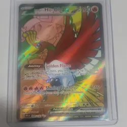 Pokemon Ethan's Ho-Oh EX 209/182 Sv10 Destined Rivals Ultra Rare Full Art Holo - Image 1