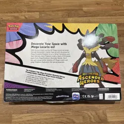 Pokemon TCG Ascended Heroes Mega Lucario Premium Poster Collection 🔥 - Image 2