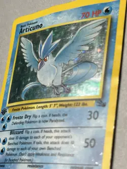 Pokemon TCG 1st Edition Articuno 2/62 Fossil Holo 1999 - Image 2