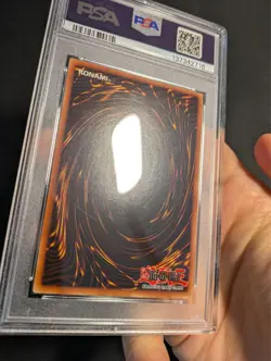 Yugioh Raigeki LOB-053 1st Edition Super Rare Glossy PSA 9 Mint! - Image 4