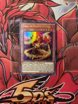 Zoroa, the Magistus of Flame GEIM-EN002 Ultra Rare 1st Edition NM Yugioh - Image 1