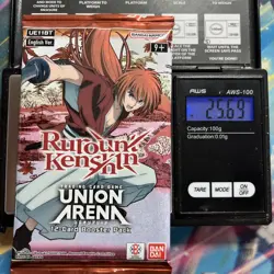 Heavy 25.69g Union Arena Sealed Rurouni Kenshin Booster Pack - Image 1