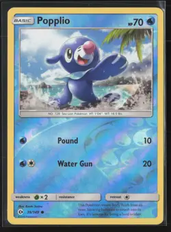 Popplio - 4/12 Promo McDonald's Promos 2017 004/012 NM Pokemon Card - Image 1
