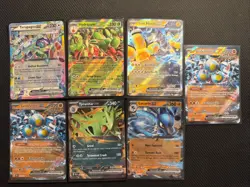 Lot Of 7 Prismatic Evolutions EX Cards - Image 1