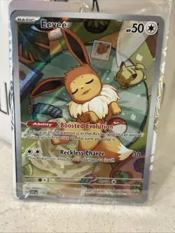 Evee 173 Black Star Promo Pokemon Card Prismatic Evolutions SEALED Near Mint - Image 3