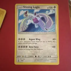 Pokemon Shining Lugia SM82 SM Promo Basic Holo 130 HP Card Aero Force - Image 1