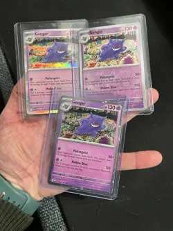 Gengar 151 Lot All Variations Cosmos Reverse Holo Pokemon Card Collection SWIRL - Image 1