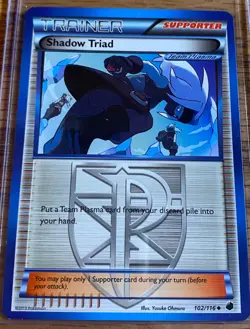Pokemon TCG Shadow Triad B&W Plasma Freeze 102/116 Uncommon Card Played LP - Image 1