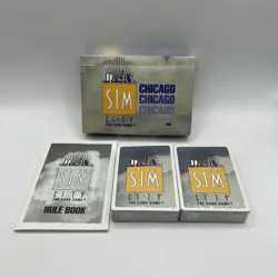 1995 SIM City The Card Game Chicago Starter Deck Sealed Decks, Open Box - Image 1