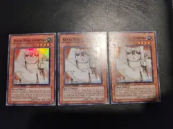 Yu-Gi-Oh! SUPER RARE CARD KOA'KI MEIRU GUARDIAN x3 RGBT-ENPP3 LP/MP - Image 1
