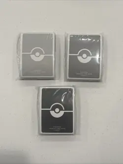 Trading Card Game Classic Sleeves 65 Count New Pokemon 2023 Factory Sealed 3x - Image 1