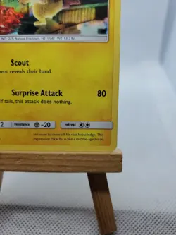 Pokemon Card Detective Pikachu Holo Rare 10/18 - Image 4