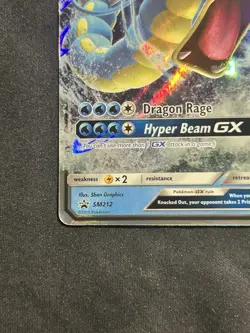 Pokemon Card TCG Gyarados GX SM212 Sun & Moon Black Star Promo FAST SHIP!! - Image 5