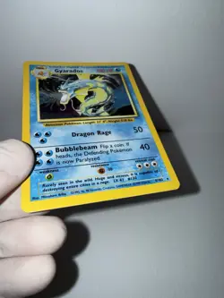 Pokemon Gyarados Base Set Holo Rare 6/102 English 1999 WOTC Card - Image 3