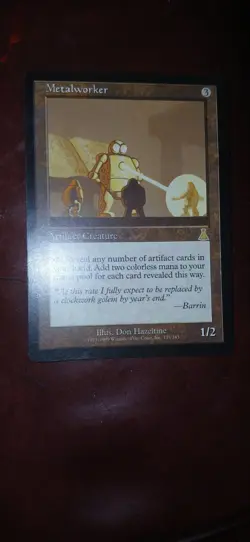 Mtg Urza's Destiny Metalworker Nm Lp Vintage Magic The Gathering Card Rare - Image 1