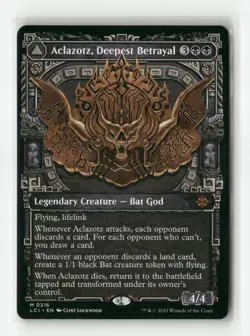 Aclazotz, Deepest Betrayal // Temple of the Dead - #316 - Non Foil - LCI - MTG - Image 1