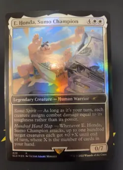 Magic: The Gathering E. Honda, Sumo Champion Secret Lair Rare Foil 428 White - Image 1