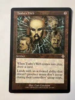 Tsabo's Web - Invasion Rare - LP - Magic: The Gathering MTG (#1) - Image 1