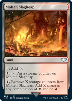 MTG Molten Slagheap - 284 / English / Near Mint - Image 1