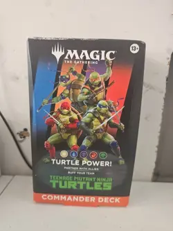 Magic the Gathering Teenage Mutant Ninja Turtles Turtle Power! Commander Deck - Image 1