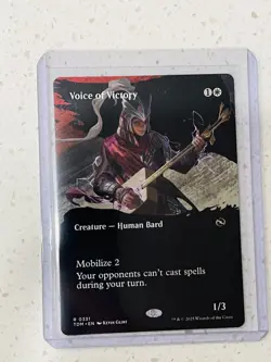 Voice of Victory (Borderless) NM TDM Tarkir: Dragonstorm MTG - Image 2