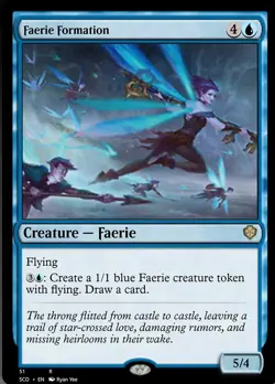 Faerie Formation Light Play, English Magic the Gathering MTG Starter Commander D - Image 1