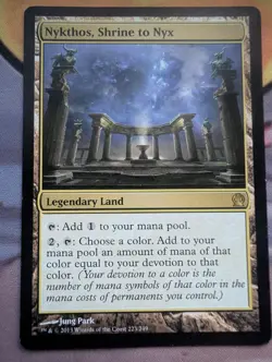 Nykthos, Shrine to Nyx - MTG Magic The Gathering Theros LP Light Play - Image 1