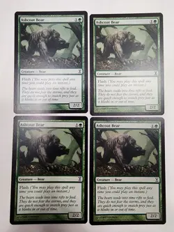 Magic the Gathering MTG Time Spiral ASHCOAT BEAR x4 - Image 1