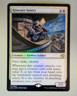 Kinscaer Sentry - Lorwyn Eclipsed #22 Foil Rare - Mint, Pack Fresh - MtG - Image 1