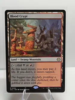Blood Crypt - Lorwyn Eclipsed - NM-Mint - Magic The Gathering MTG Promo Stamped - Image 1