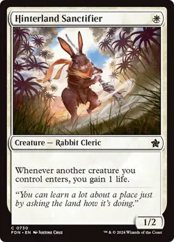 HINTERLAND SANCTIFIER x4 mtg NM-M Foundations 4 Common - Image 1
