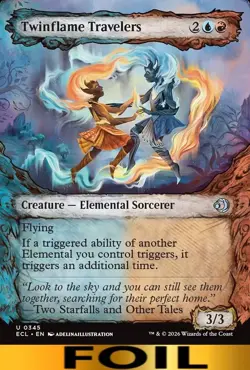 Twinflame Travelers ** FOIL SHOWCASE ** Lorwyn Eclipse - CUC NM MTG - Image 1