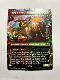 Raph & Mikey, Troublemakers (Showcase) Teenage Mutant Ninja Turtles Foil 0250 - Image 1