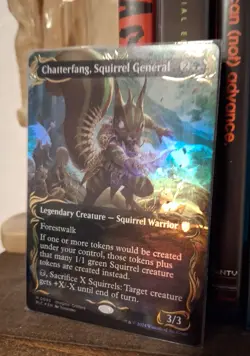 Chatterfang, Squirrel General (Borderless) (Raised Foil) Pack To Sleeve - Image 2