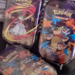 Pokemon TCG Mega Evolution Mini Tin Lot x3 • Sealed • Rare Collectible Set - Image 1