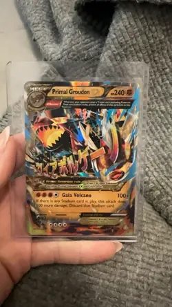Pokemon Primal Groudon EX Full Art Ultra Rare Holo Omega 86/160 XY Primal Clash - Image 3