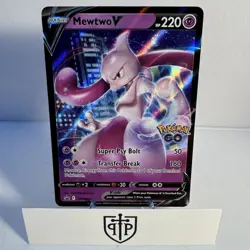 Pokemon TCG - Mewtwo V SWSH223 Sword & Shield Promo - Black Star Promo - NM - Image 1