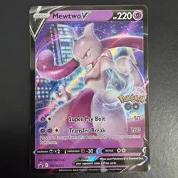 Pokemon TCG - Mewtwo V SWSH223 Sword & Shield Promo - Black Star Promo - NM - Image 3