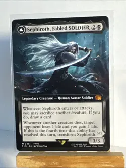 Magic the Gathering Final Fantasy Sephiroth Fabled Soldier 115 non-foil - Image 1