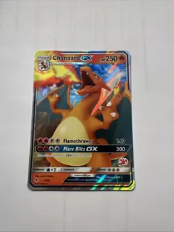Pokemon Charizard GX 9/68 Hidden Fates Ultra Rare Holo HP250 Flare Blitz GX - Image 2