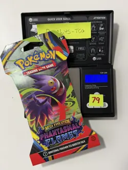 HEAVY🔥 31.52g Pokemon TCG Phantasmal Flames Sleeved Booster Pack Factory Sealed - Image 1