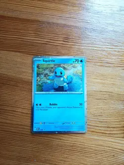 Squirtle SVP en 048 Holo Black Star Promo Scarlet Violet Pokemon - Image 1