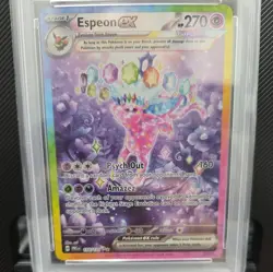 2025 Pokemon Prismatic Evolutions PRE Espeon EX #155/131 SIR PSA 10 Gem Mint - Image 2