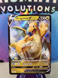 Pokemon TCG Dragonite V 49/78 Pokemon Go Ultra Rare Full Art - Image 1