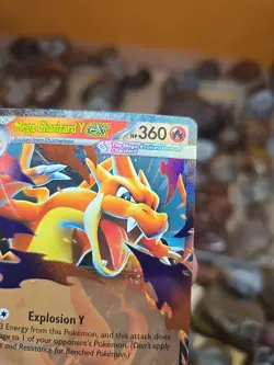 Mega Charizard Y ex 022/217 Pokemon Ascended Heroes ME Ultra Rare Holo NM - Image 3