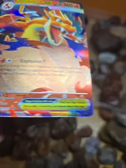 Mega Charizard Y ex 022/217 Pokemon Ascended Heroes ME Ultra Rare Holo NM - Image 4